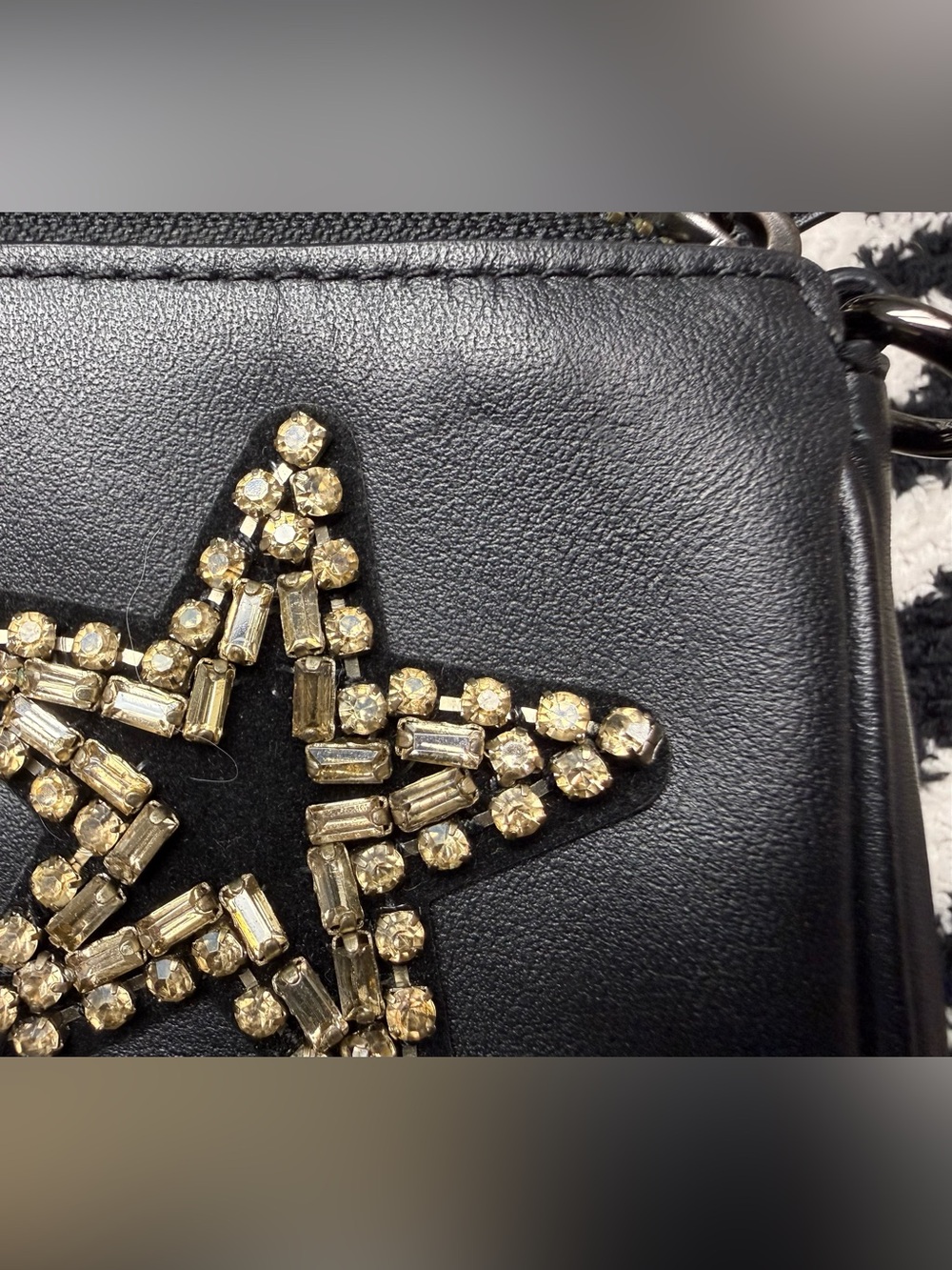 COACH Crystal Embellished Nolita 19 Wristlet - Picture 11 of 12